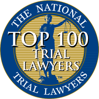 The National Top 100 Trial Lawyers - Badge