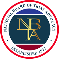 National Board of Trial Advocacy - Established 1977 - Badge